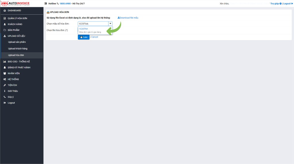 [Auto Invoice] Hướng dẫn upload hóa đơn trên phần mềm Hóa đơn điện tử Auto Invoice