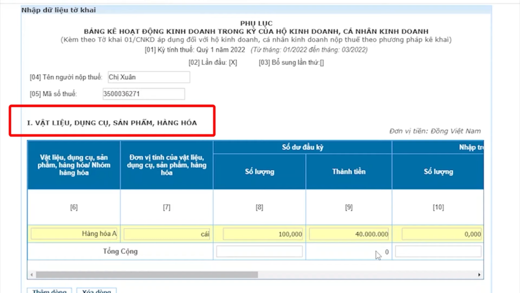 Tổng cục Thuế hướng dẫn khai thuế đối với hộ kinh doanh, cá nhân kinh doanh