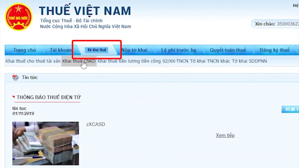 Tổng cục Thuế hướng dẫn khai thuế đối với hộ kinh doanh, cá nhân kinh doanh