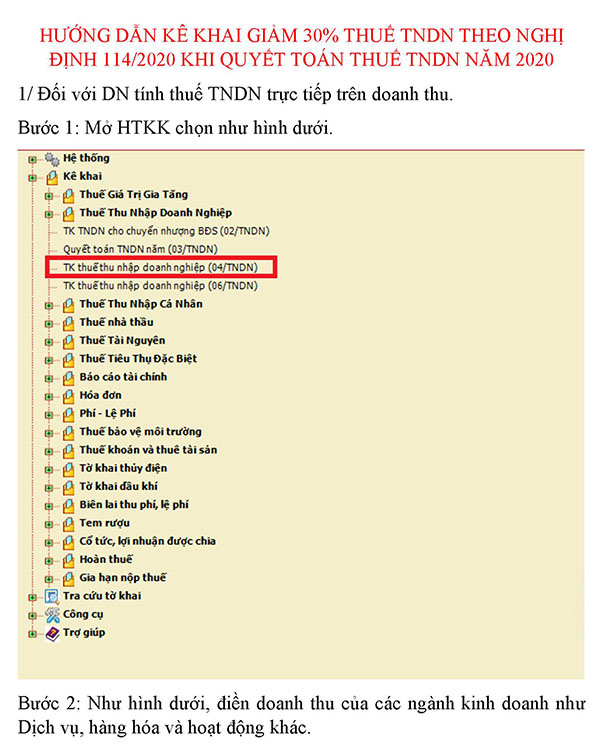 Lập tờ khai quyết toán thuế TNDN theo Thông tư 80