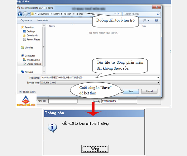 Chọn Save để lưu tờ khai môn bài