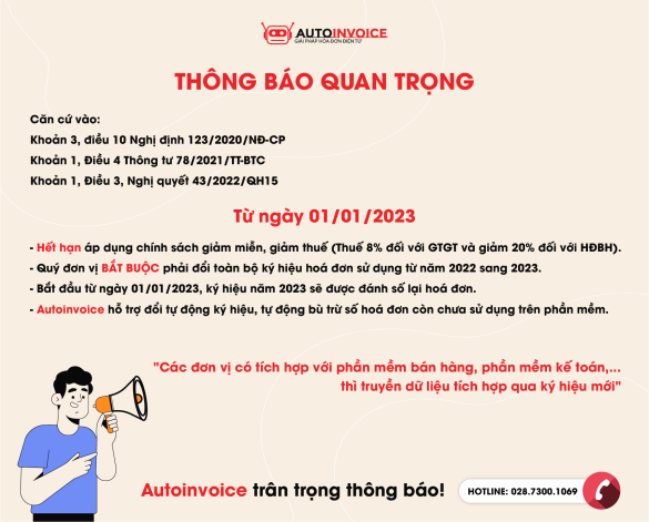 THÔNG BÁO Đặc biệt quan trọng, áp dụng cho toàn bộ các doanh nghiệp, kế toán, các đơn vị tích hợp