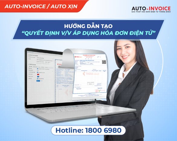 Hướng dẫn tạo “Quyết định về việc áp dụng hóa đơn điện tử”