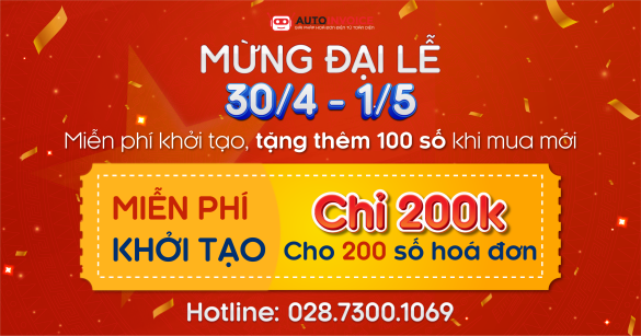 Khuyến Mãi Tưng Bừng, Chào Mừng Đại Lễ 30/4 - 1/5