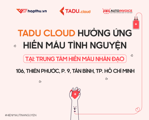 Auto Invoice hưởng ứng phong trào hiến máu nhân đạo 2023