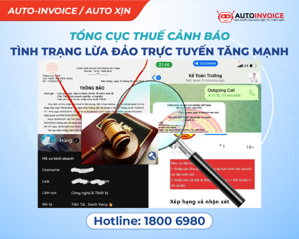 Tổng cục Thuế cảnh báo tình trạng lừa đảo trực tuyến tăng mạnh