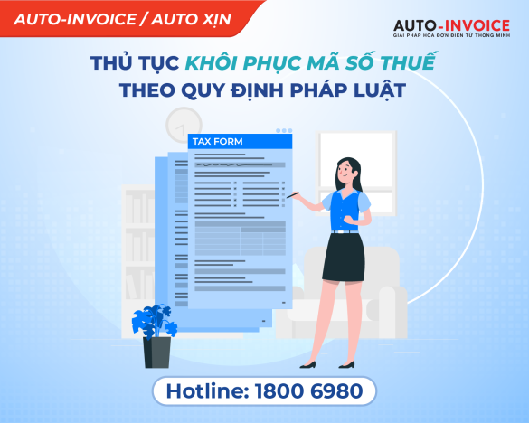Thủ tục khôi phục mã số thuế theo quy định pháp luật