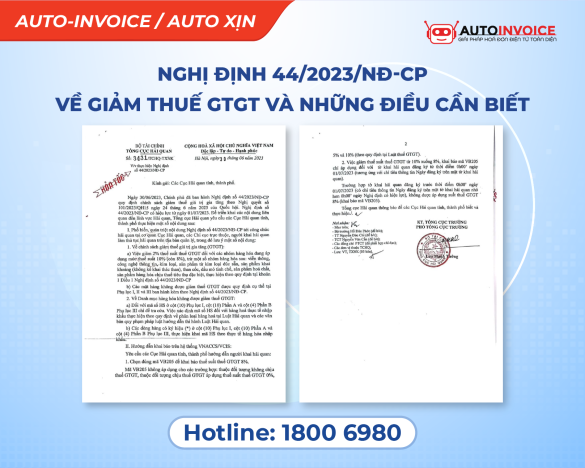 Nghị định 44/2023/NĐ-CP về giảm thuế GTGT và những điều cần biết