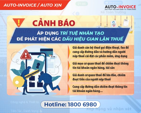 Chống nạn mua bán hóa đơn: Ngành thuế áp dụng trí tuệ nhân tạo (AI) và dữ liệu lớn (big data)