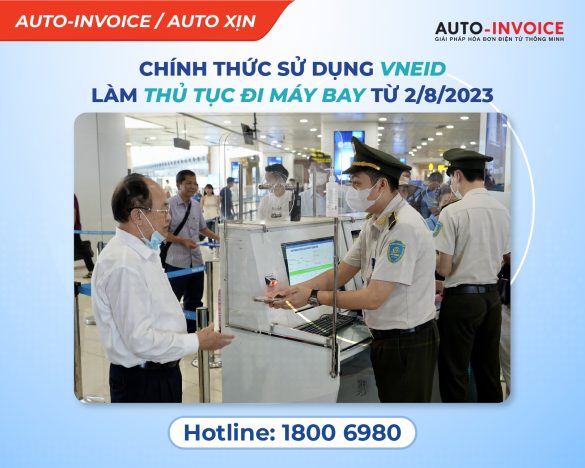 Chính thức sử dụng VNeID làm thủ tục đi máy bay từ 2.8